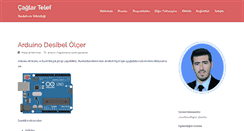 Desktop Screenshot of caglartelef.com